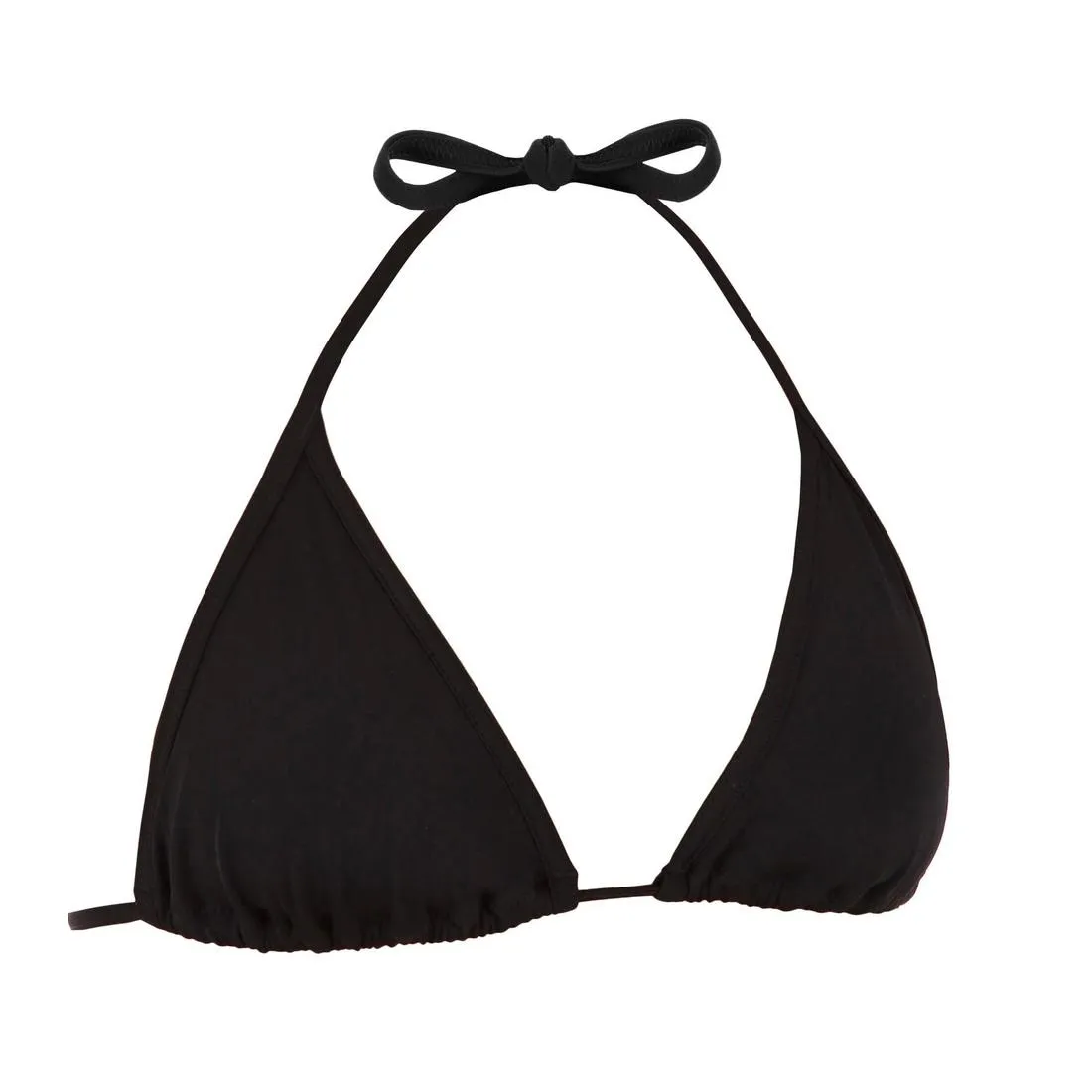 Mae Women's Plain Sliding Triangle Bikini Swimsuit Top