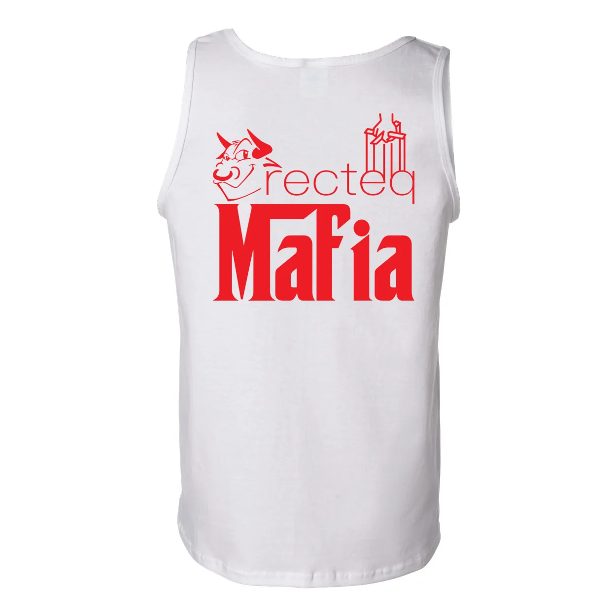 Mafia Front/Back Print Ultra Cotton Tank Top