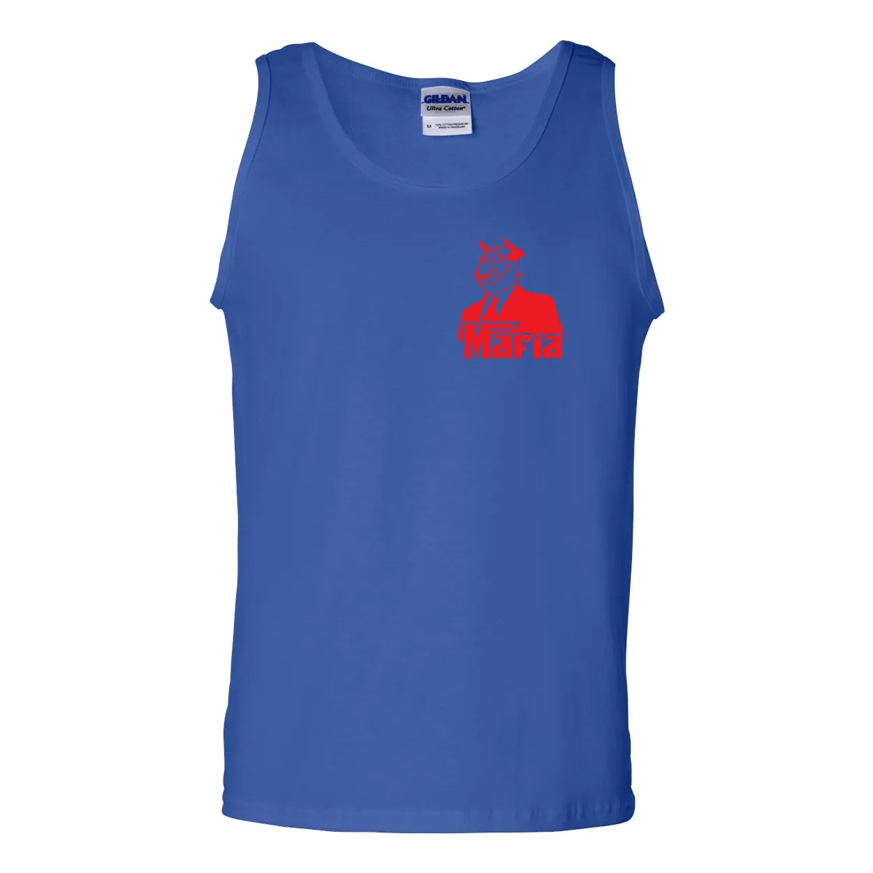 Mafia Front/Back Print Ultra Cotton Tank Top