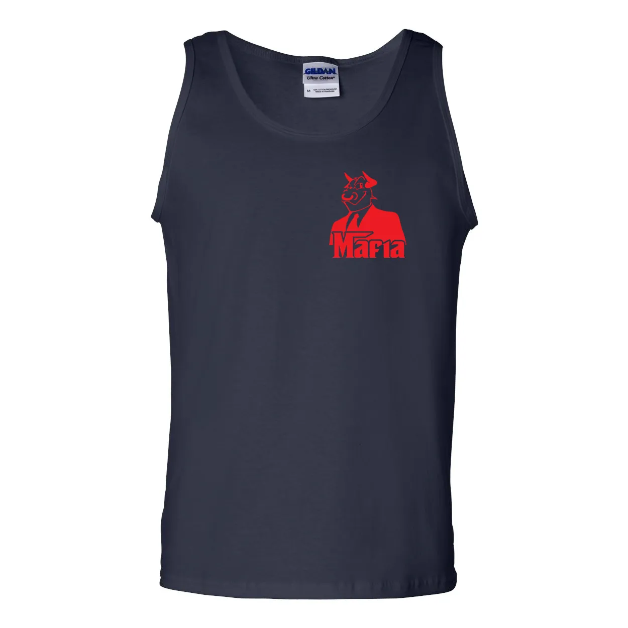 Mafia Front/Back Print Ultra Cotton Tank Top