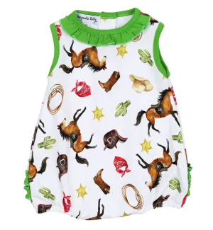 Magnolia Baby Saddle Up! Ruffle Bubble