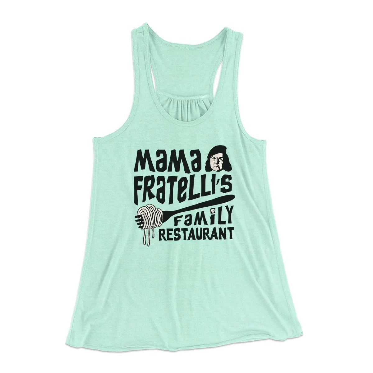 Mama Fratelli's Family Restaurant Women's Flowey Tank Top