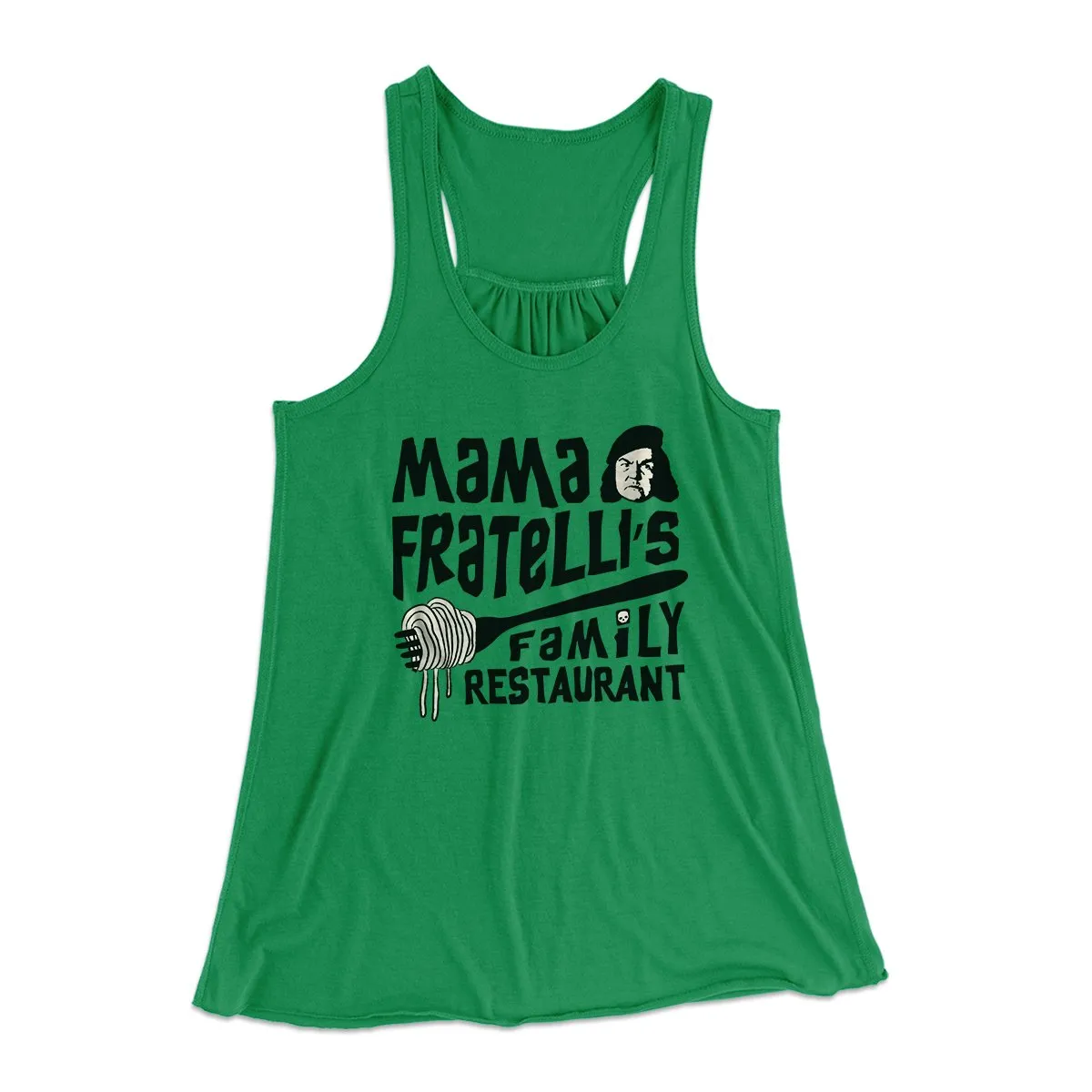 Mama Fratelli's Family Restaurant Women's Flowey Tank Top