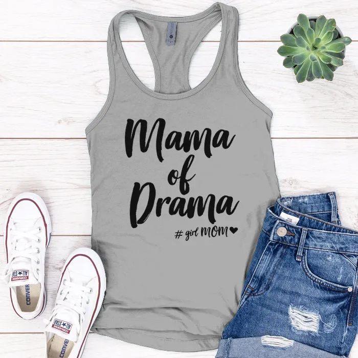Mama Of Drama Premium Tank Top