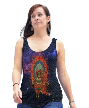 Mandala Horse Flowy Racerback Tank Top