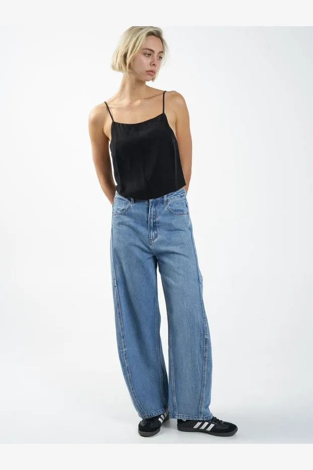 MANHATTEN JACQUARD CAMISOLE - ANTIQUE BLACK