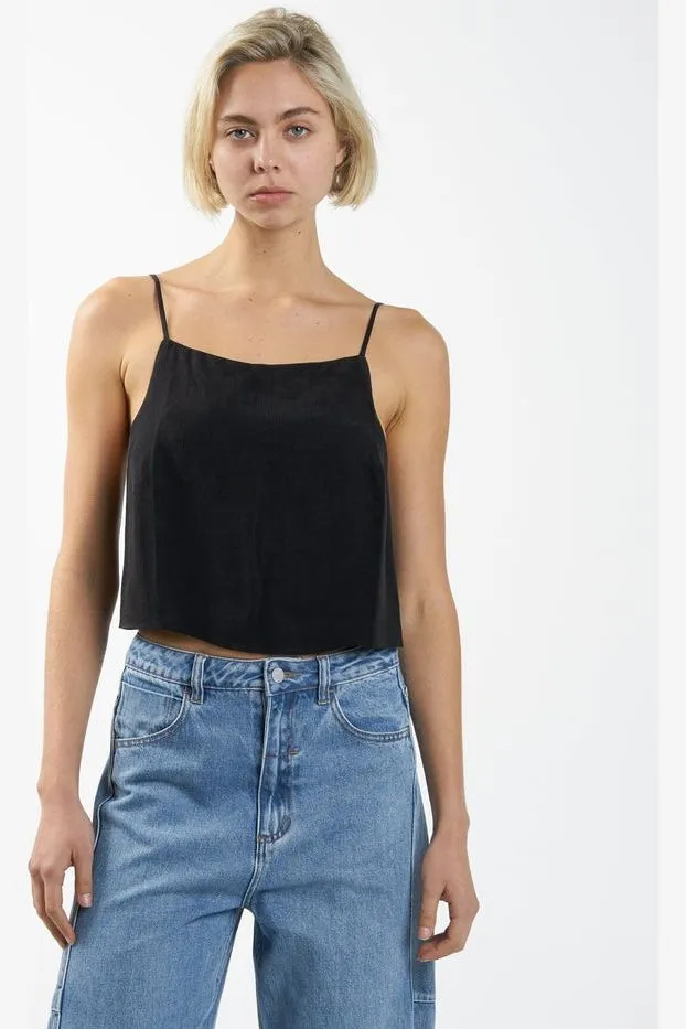 MANHATTEN JACQUARD CAMISOLE - ANTIQUE BLACK