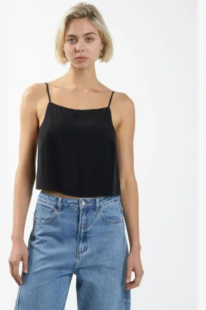 MANHATTEN JACQUARD CAMISOLE - ANTIQUE BLACK