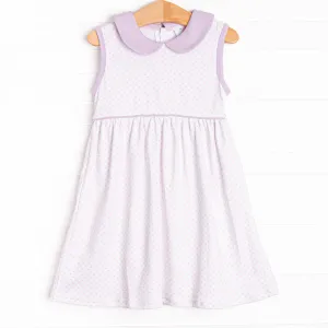Marcella Pima Dress, Purple