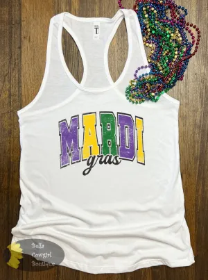 Mardi Gras Varsity Letters Women's Tank Top
