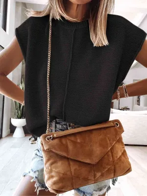 Marina Cap Sleeve Sweater Vest