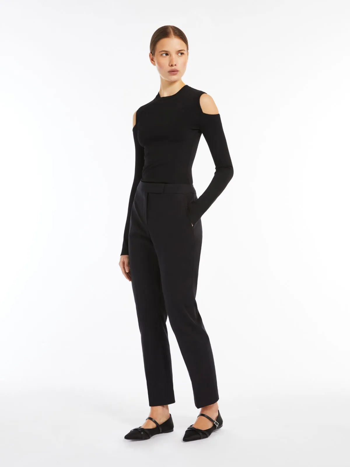 MAX MARA Viscose Crepe Yarn Jumper