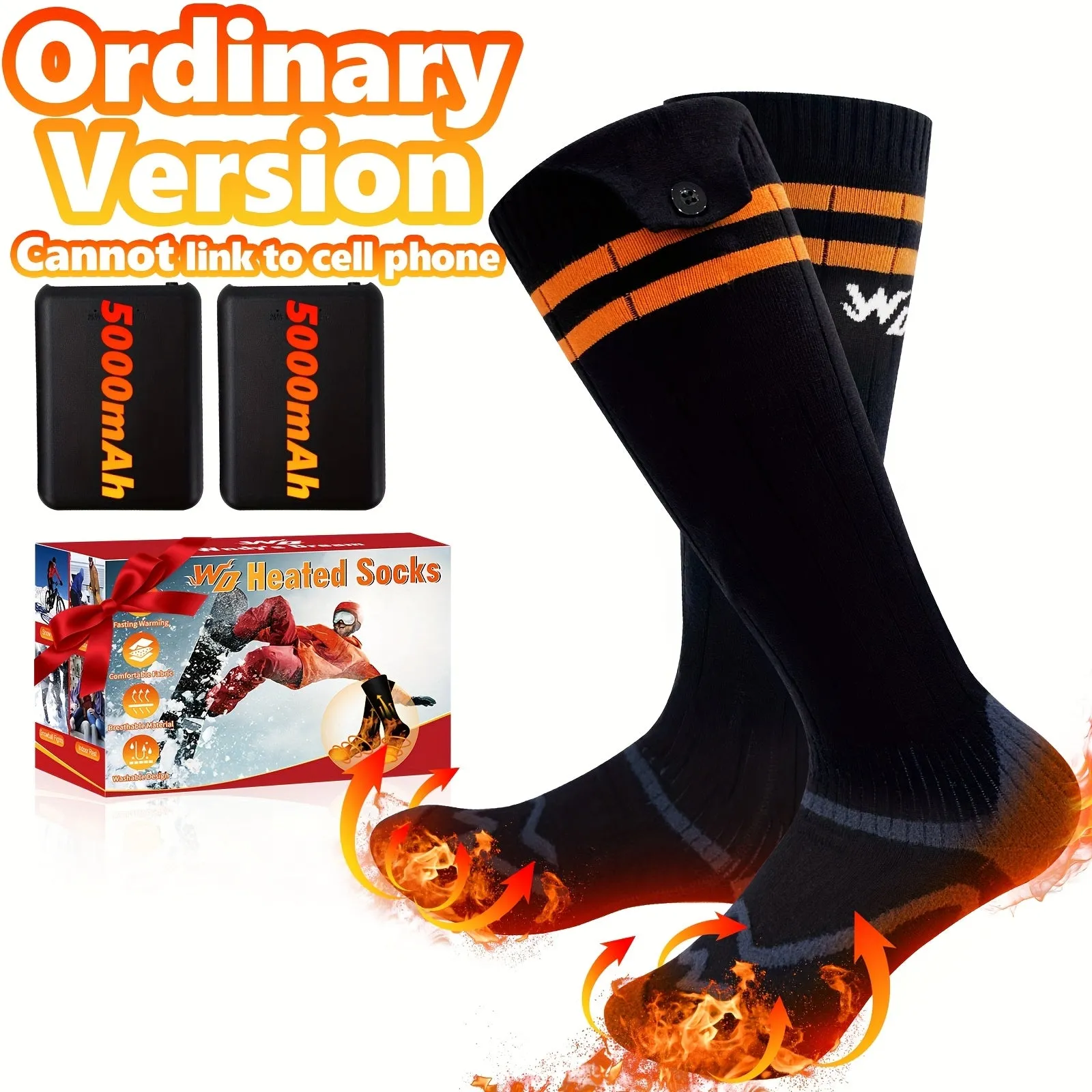 Men'S And Women'S Heated Socks,