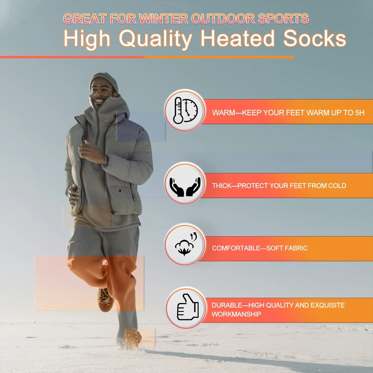 Men'S And Women'S Heated Socks,