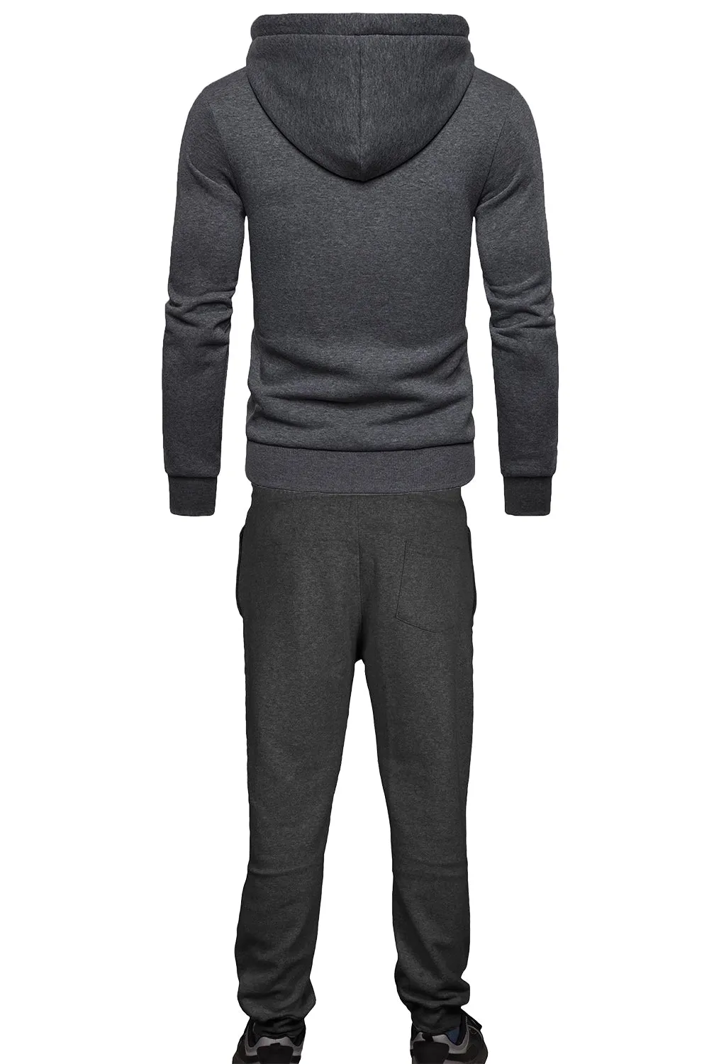 Mens Full Zip Plain Tracksuit