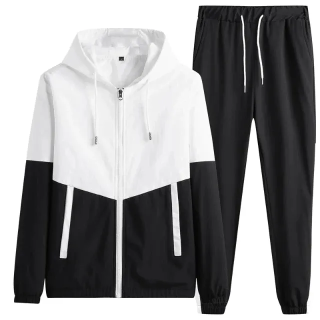Men's Hip Hop Tracksuit, Korean Streetwear Style