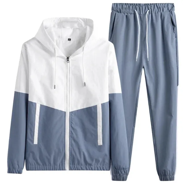 Men's Hip Hop Tracksuit, Korean Streetwear Style