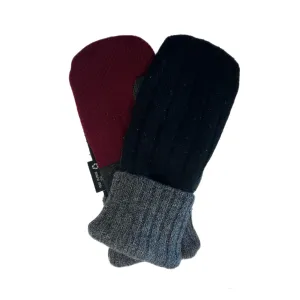 Men's Mittens Black & Red | 329