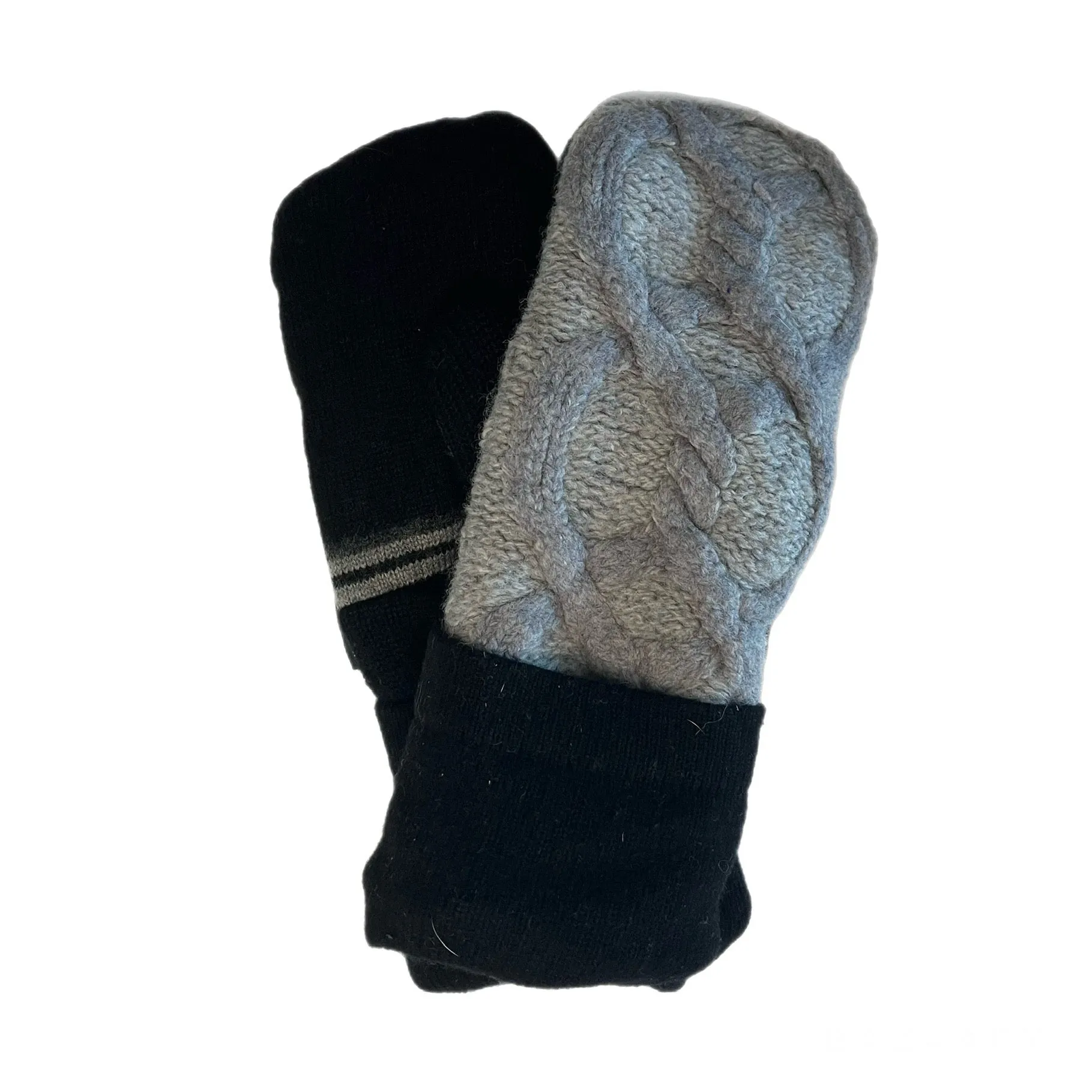 Men's Mittens Grey & Black | 323