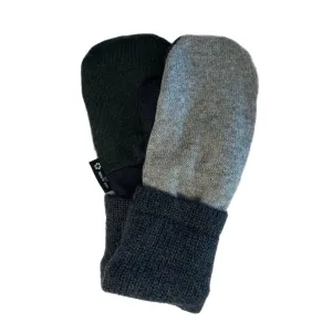 Men's Mittens Grey & Green | 330