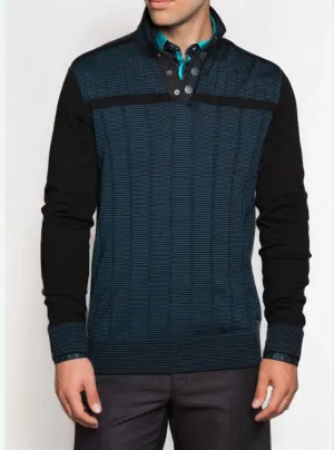 Men's mock zip sweater