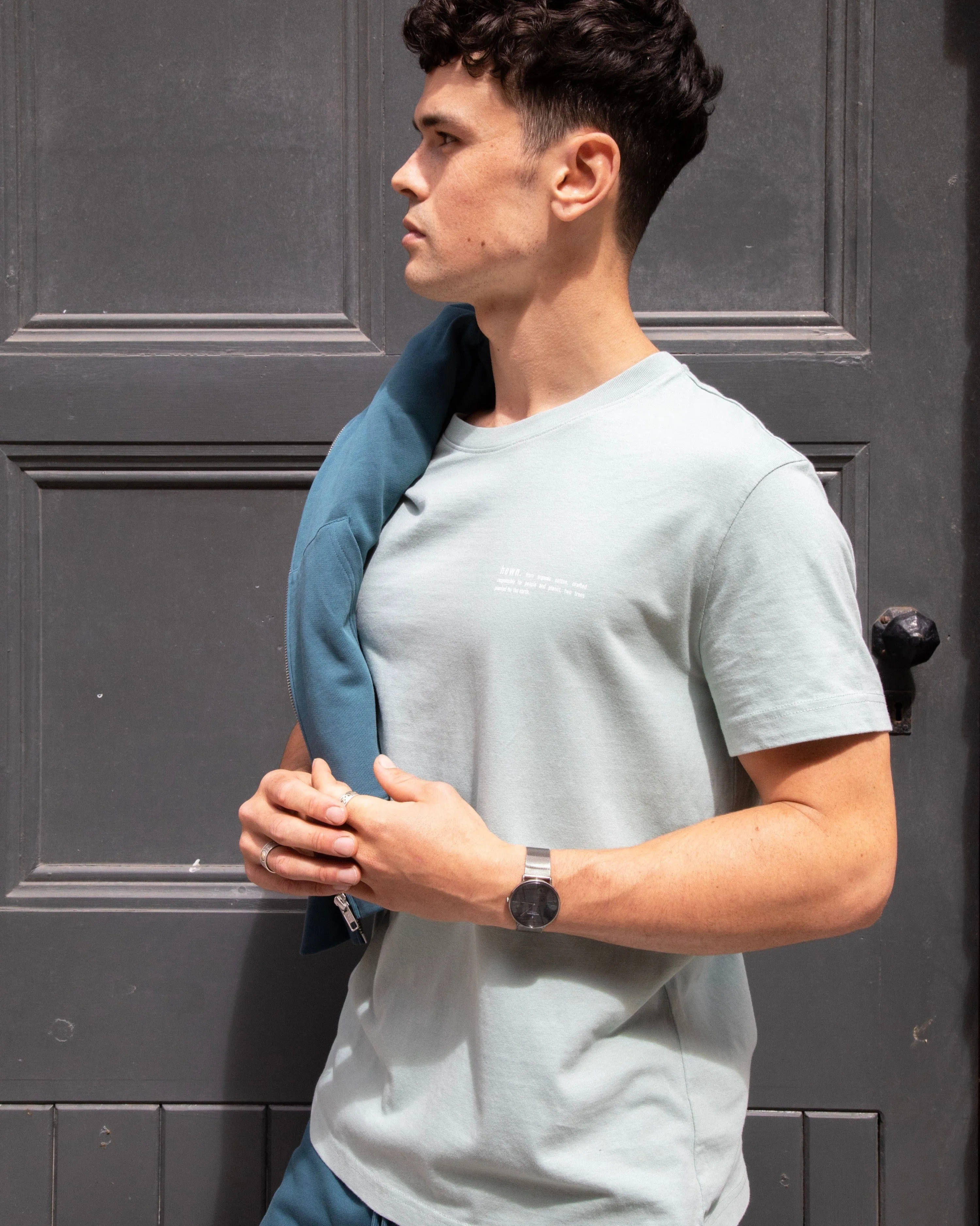 Men's Organic Cotton Relaxed Fit T-shirt | Aloe Green