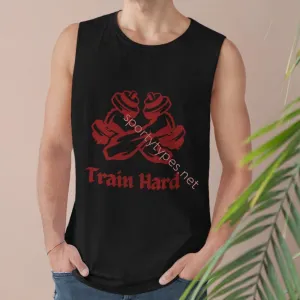 Men's Train Hard Sleeveless Muscle Tee