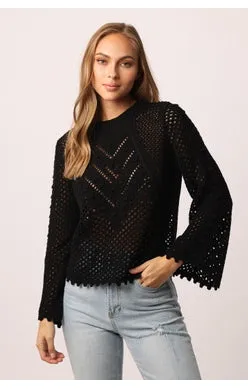 Meryl Sweater, vintage cream or black