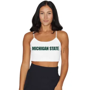 Michigan State Wordmark Spaghetti Tank