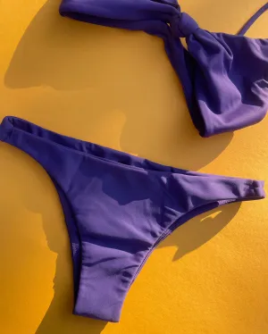 Mikoh: Miyako Skimpy Bikini Bottom - Aubergine