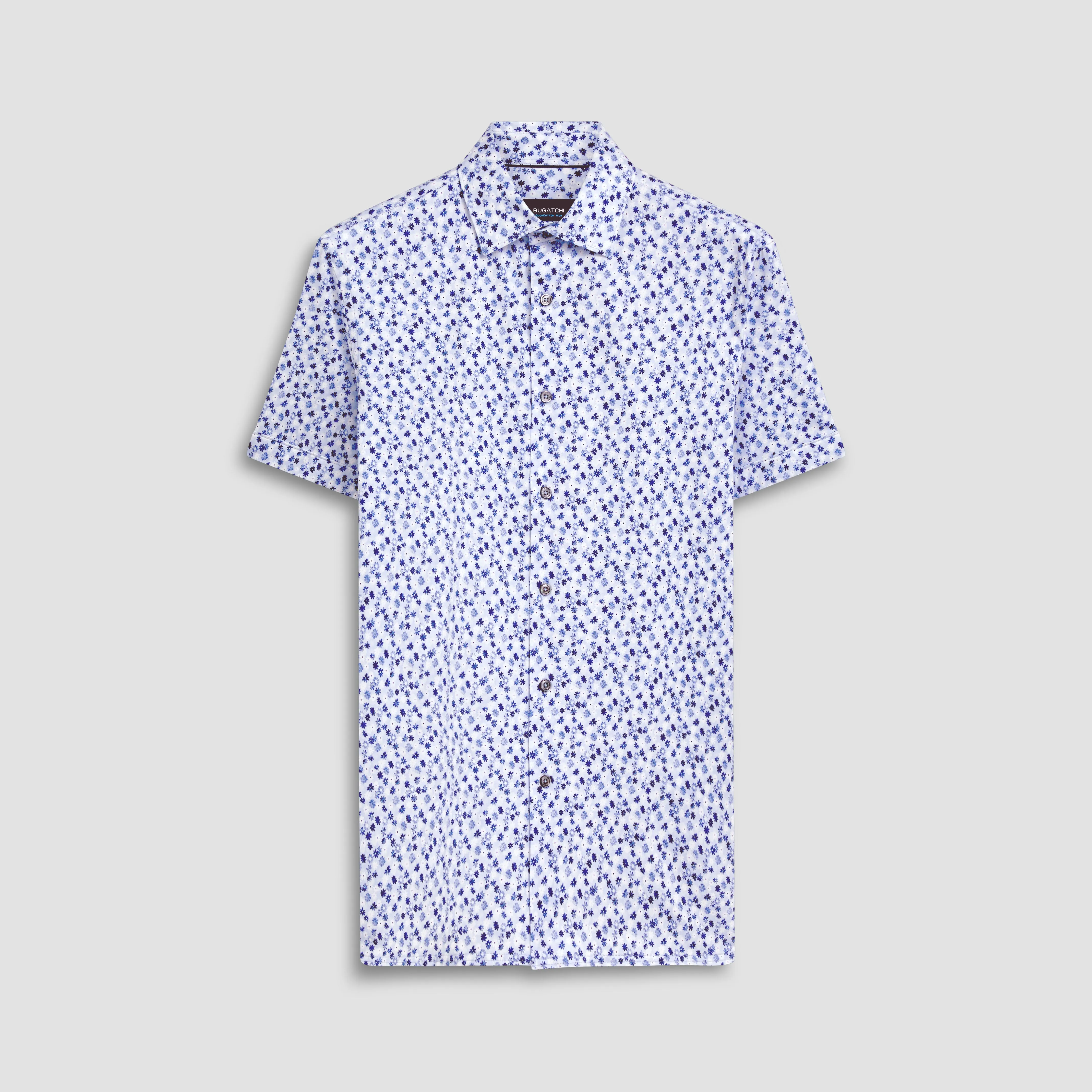 Milo Floral Print OoohCotton Short Sleeve Shirt