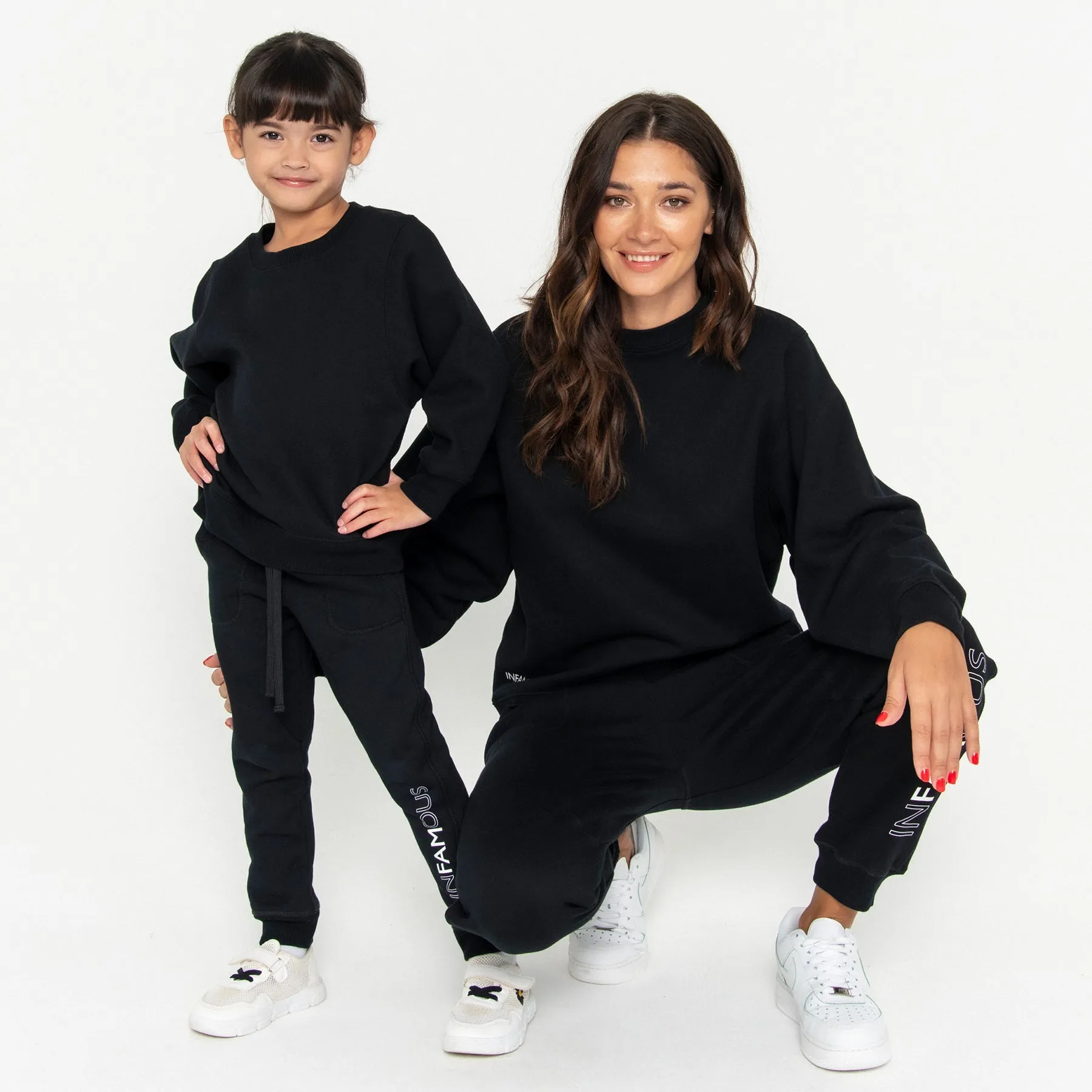 Mini Track Pant Logo Final Sale - Black