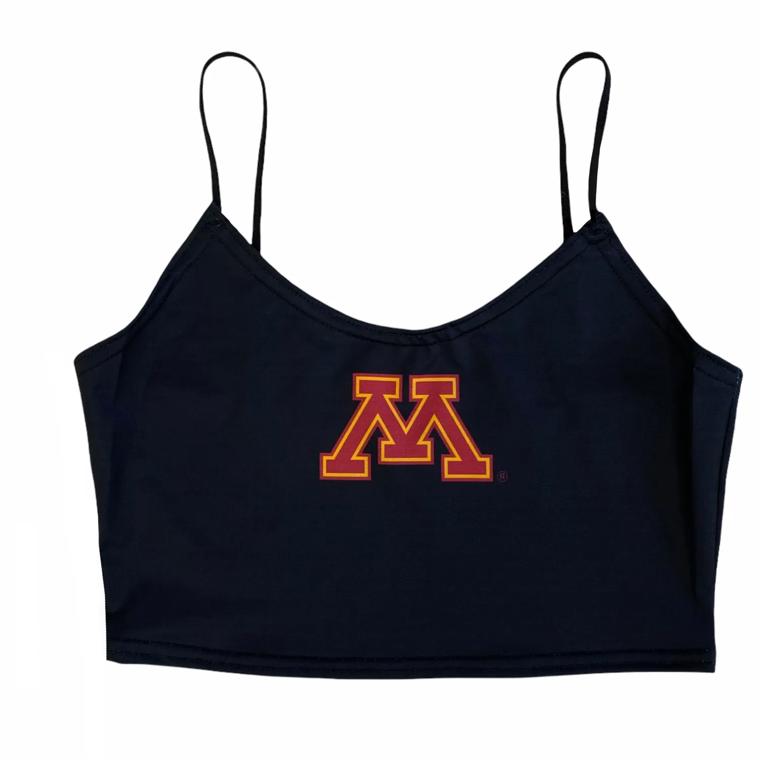 Minnesota Black Spaghetti Tank