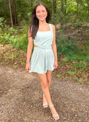 Mint to Be Romper