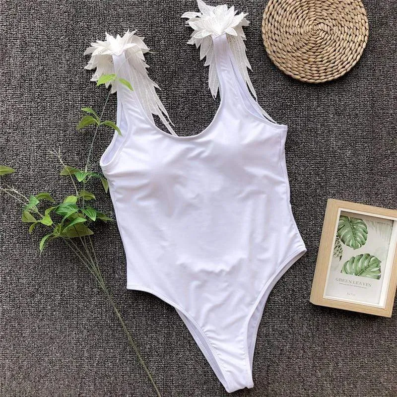 Mommy And Me Swimsuits In White