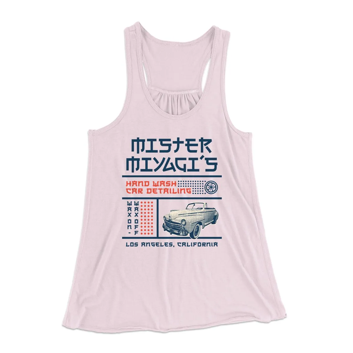 Mr. Miyagi's Car Detailing Women's Flowey Tank Top