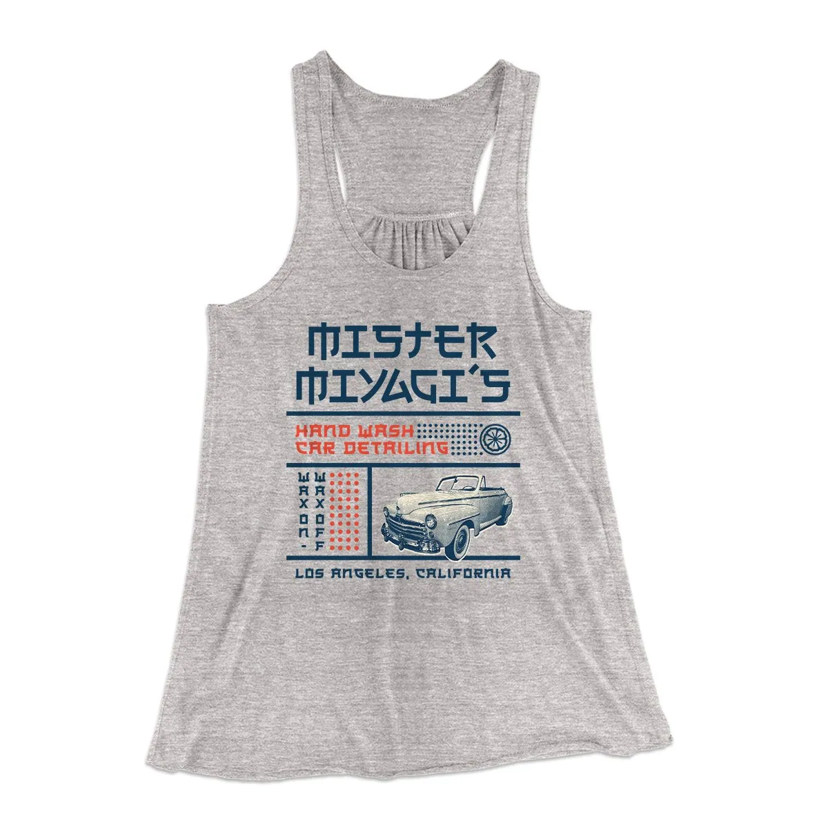 Mr. Miyagi's Car Detailing Women's Flowey Tank Top