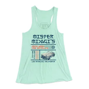 Mr. Miyagi's Car Detailing Women's Flowey Tank Top