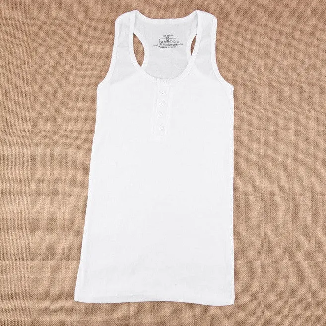 Multi color Long Sleeveless Bodycon Temperament Cotton Tank Tops