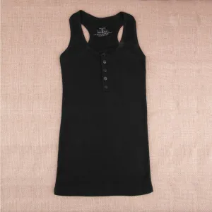Multi color Long Sleeveless Bodycon Temperament Cotton Tank Tops