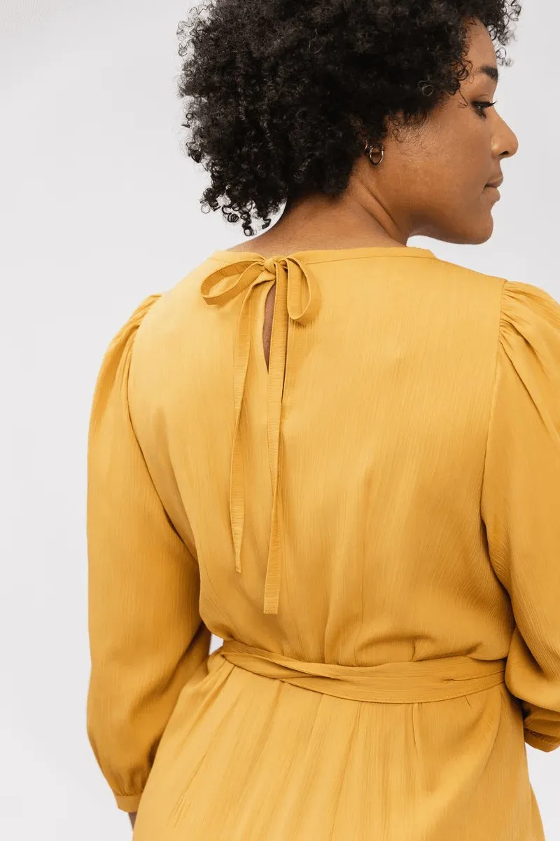 Named Clothing | Lilja Wrap Dress Pinafore & Blouse | Sewing Pattern