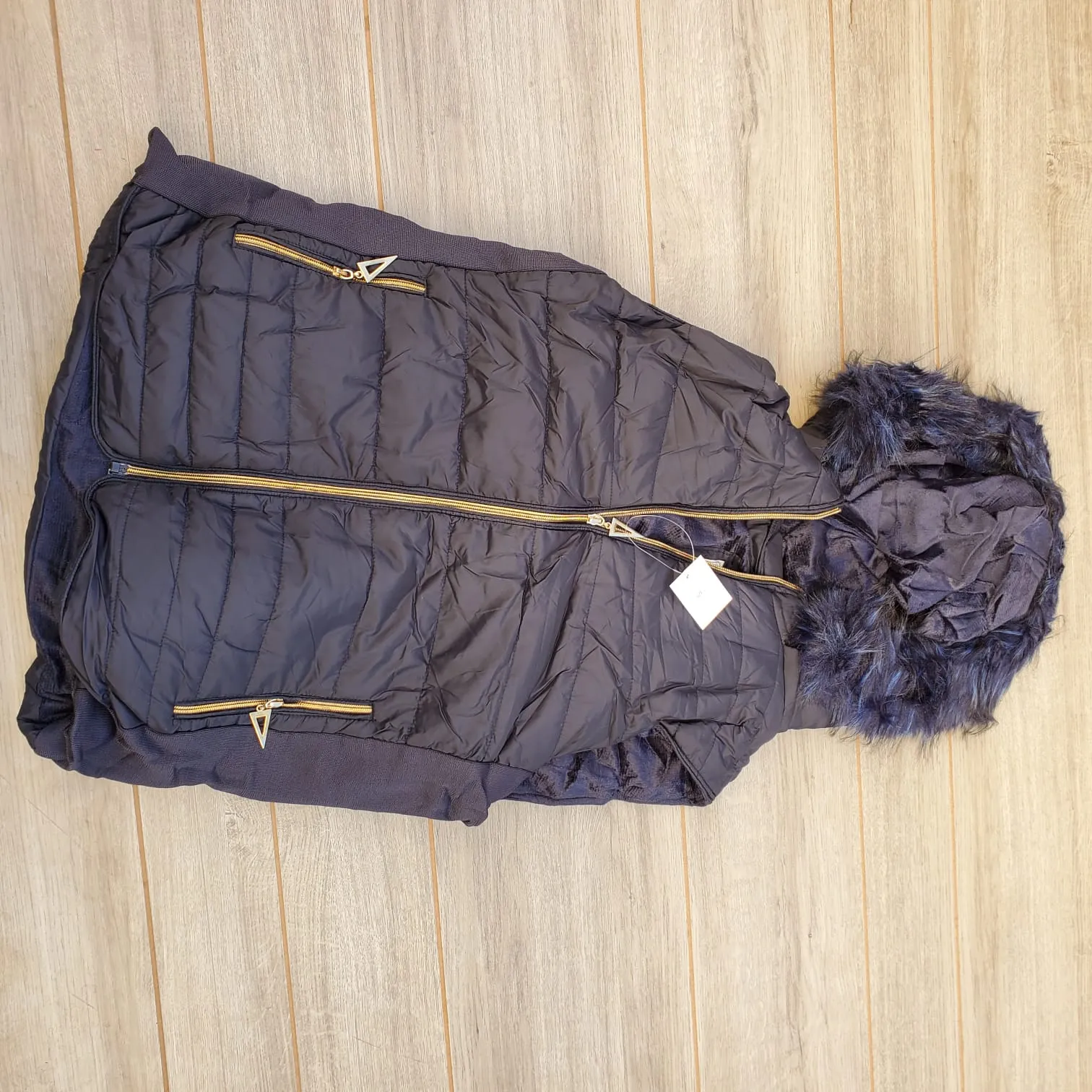 Navy Blue Puffy Vest