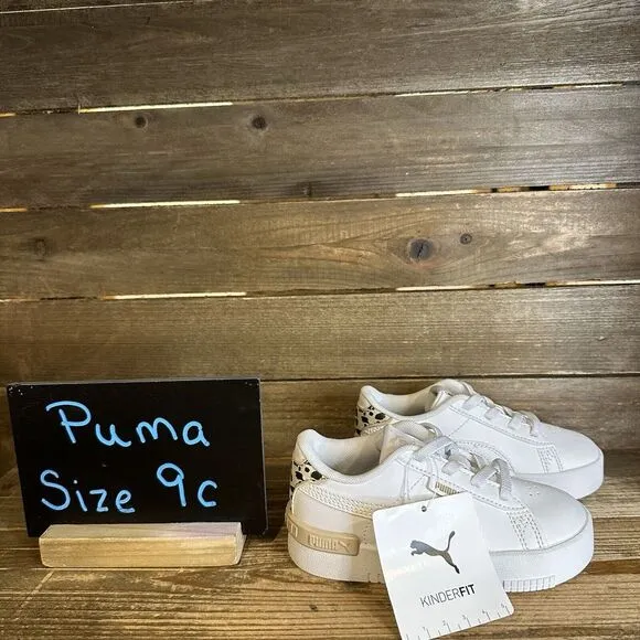 New Little Kids Puma Jada Animal Tennis Shoes‎ Sneakers Size 9 C