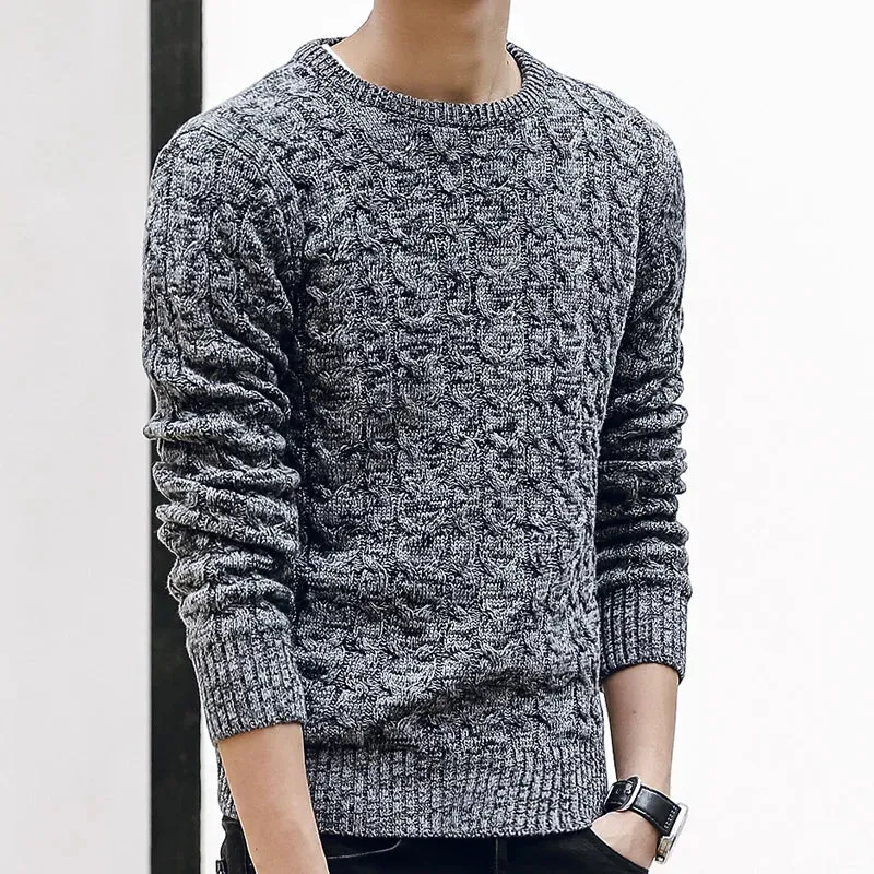New Mens Sweaters 2023 New Fahsion O Neck Winter Sweater Men Pullover Long Sleeve Casual Men Jumper Sweater Fashion Clothes