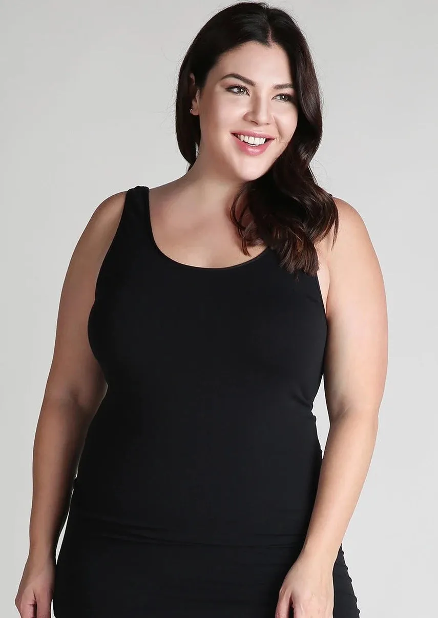 NIKIBIKI Plain Jersey Tank Top Regular or Plus