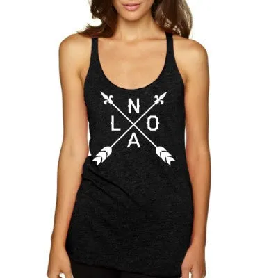 Nola Arrow Racerback Tank Top