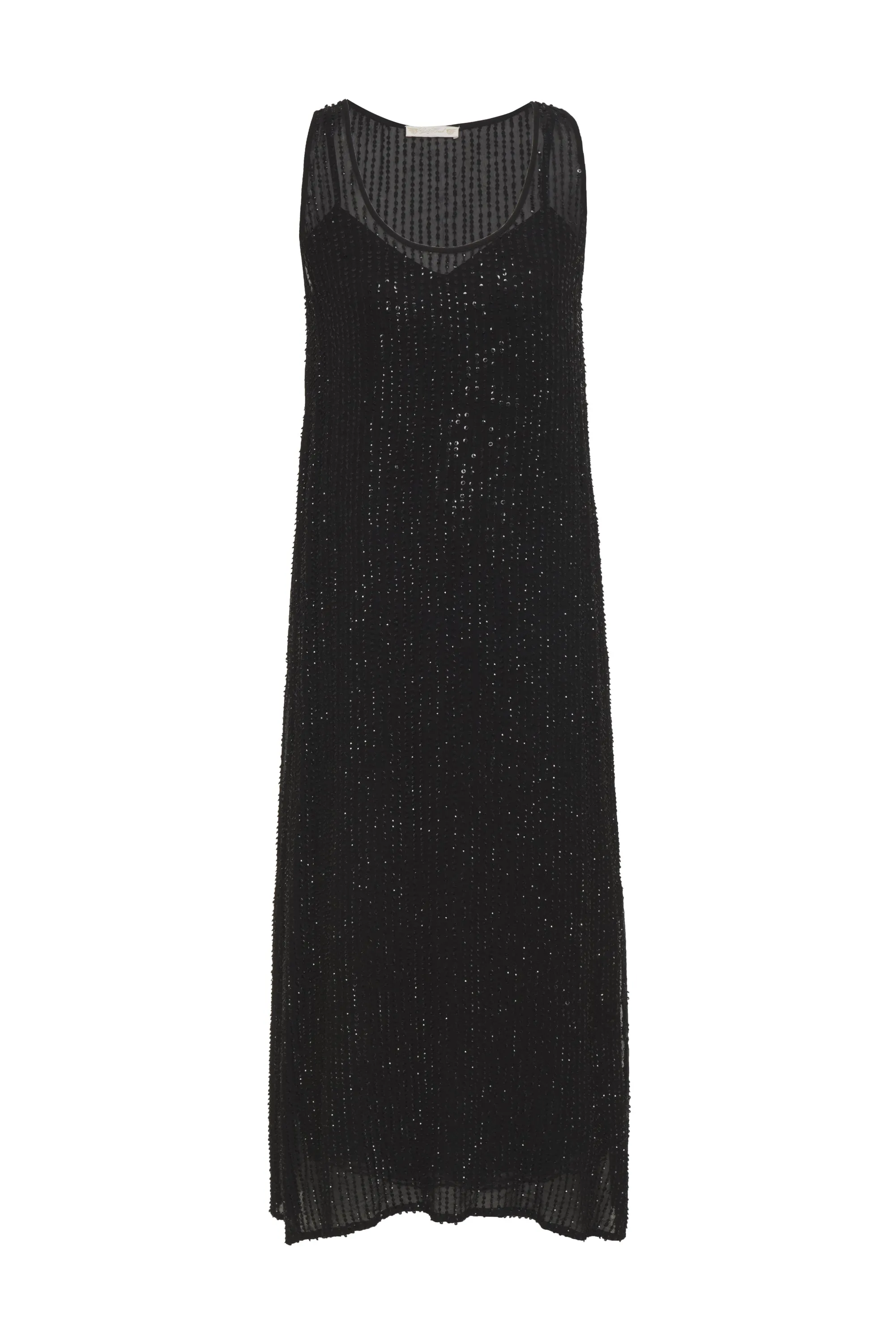 Now 60% OFF -Liza Sequin Long Tank Dress