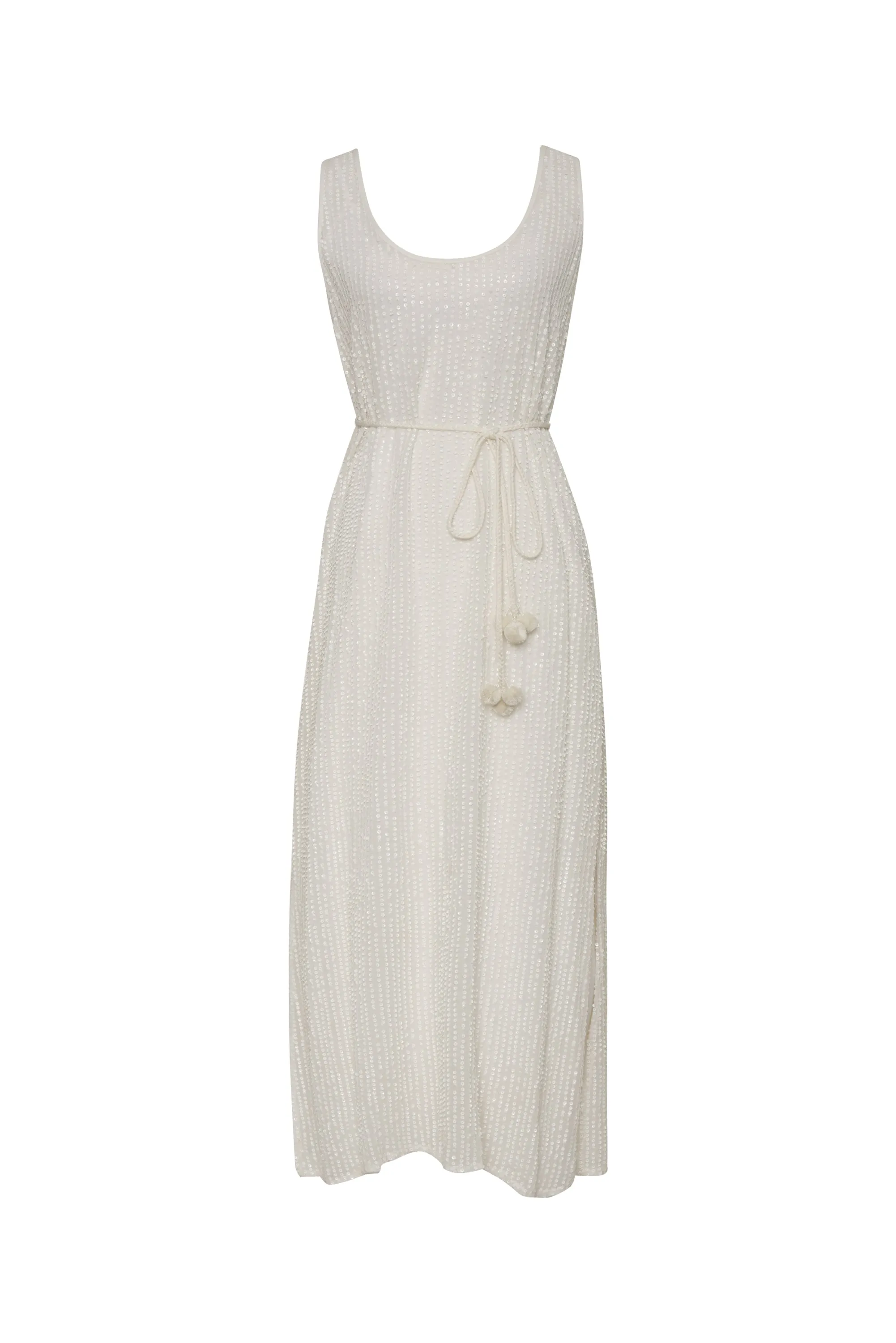 Now 60% OFF -Liza Sequin Long Tank Dress