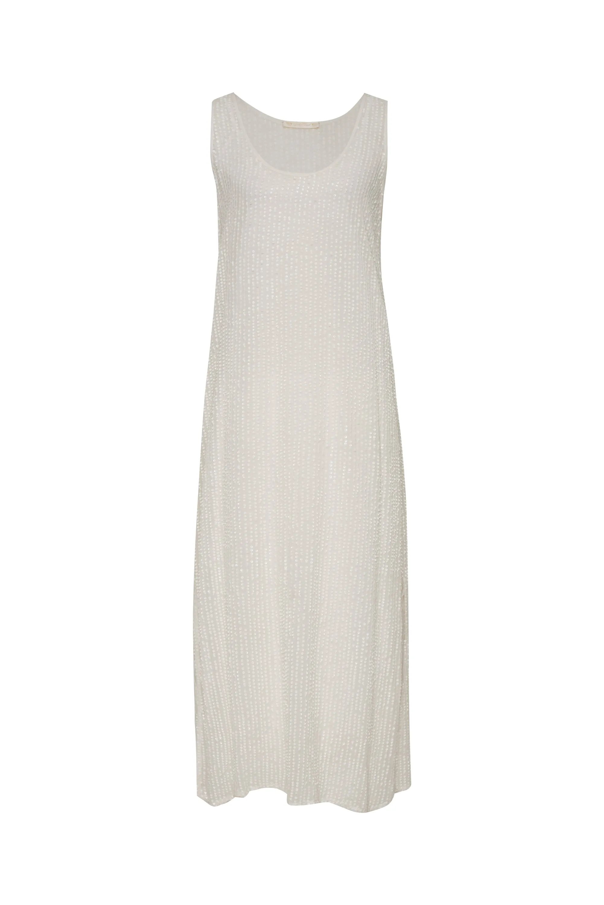 Now 60% OFF -Liza Sequin Long Tank Dress