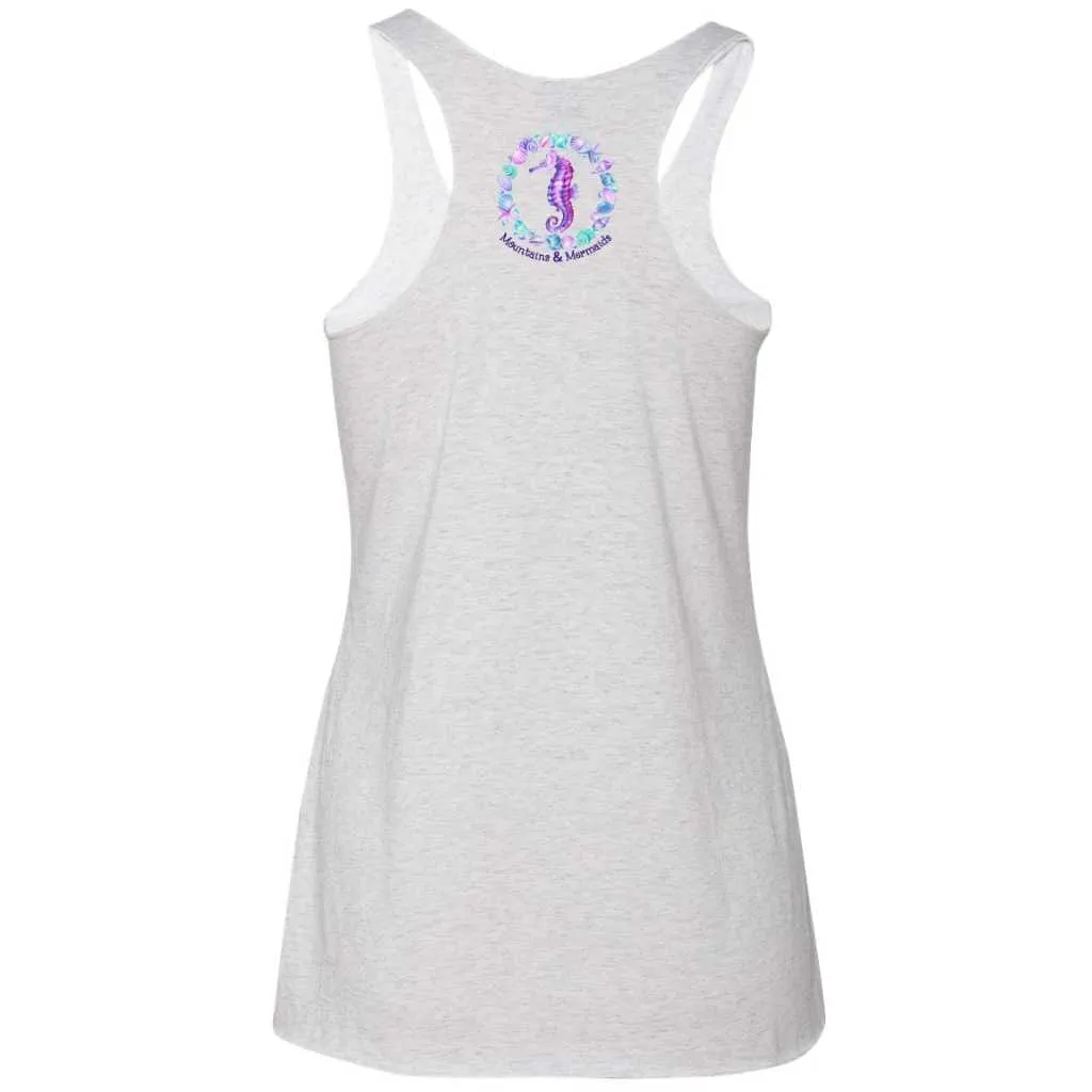 Ocean Soul Racerback Tank (Heather White)